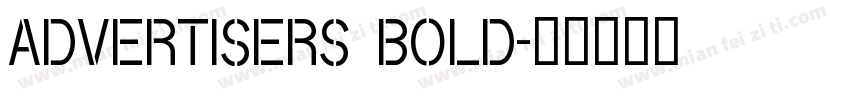 advertisers bold字体转换